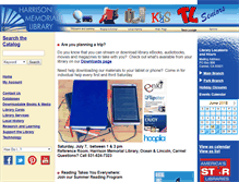 Tablet Screenshot of hm-lib.org